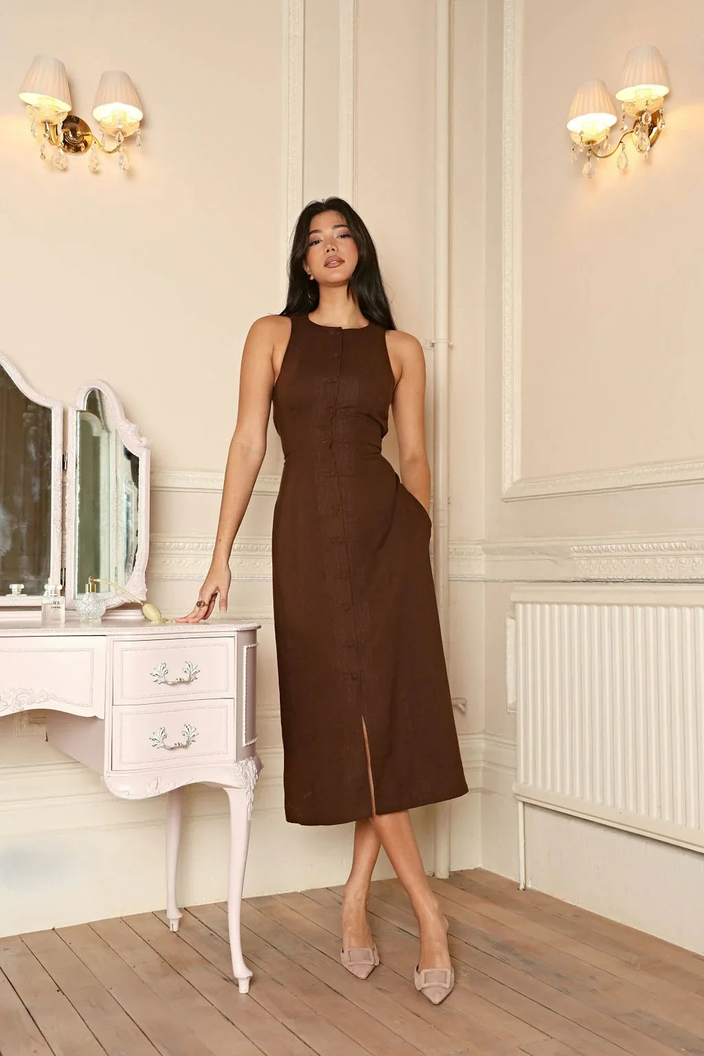 REN MIDI DRESS