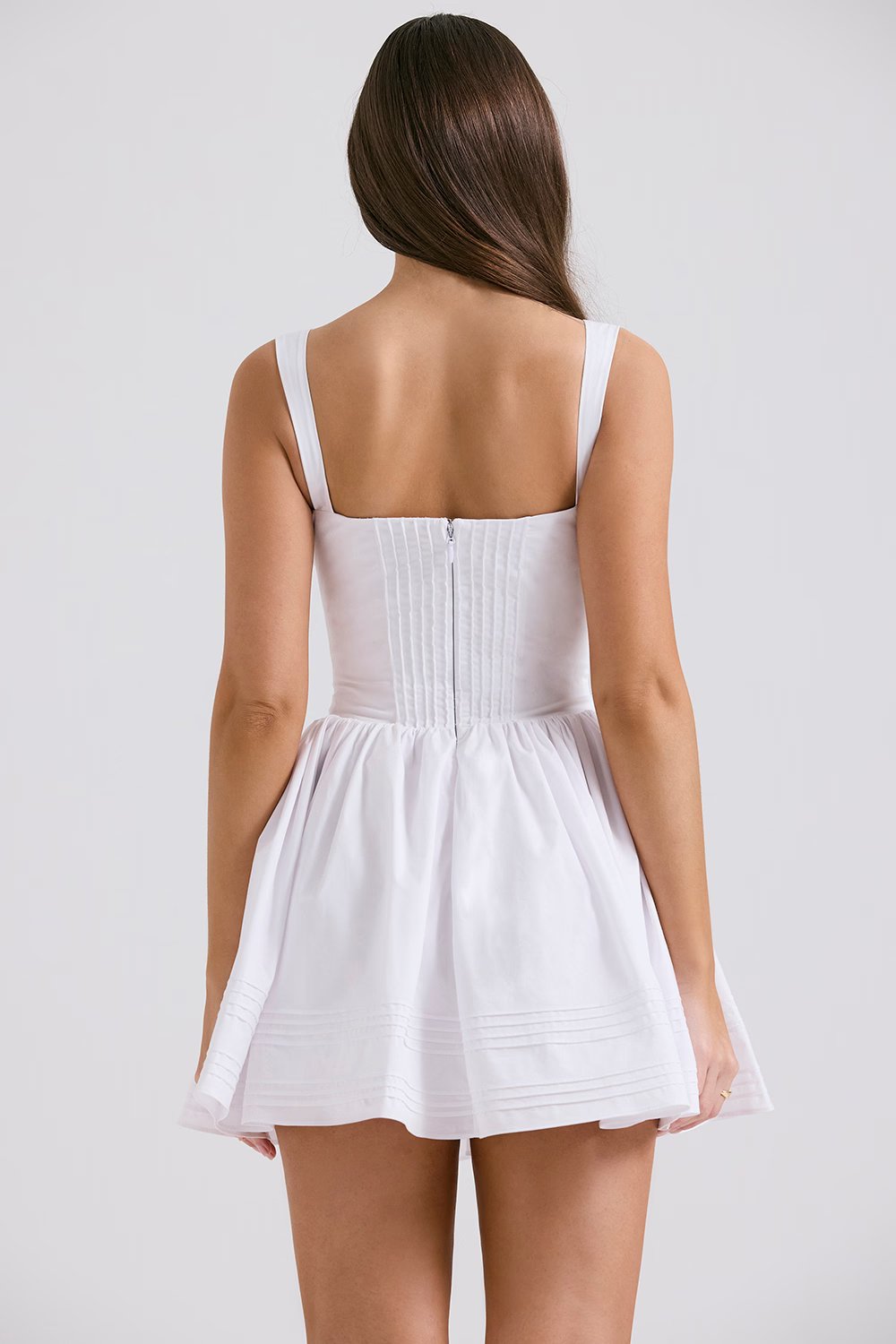 AVA MINI DRESS - WHITE