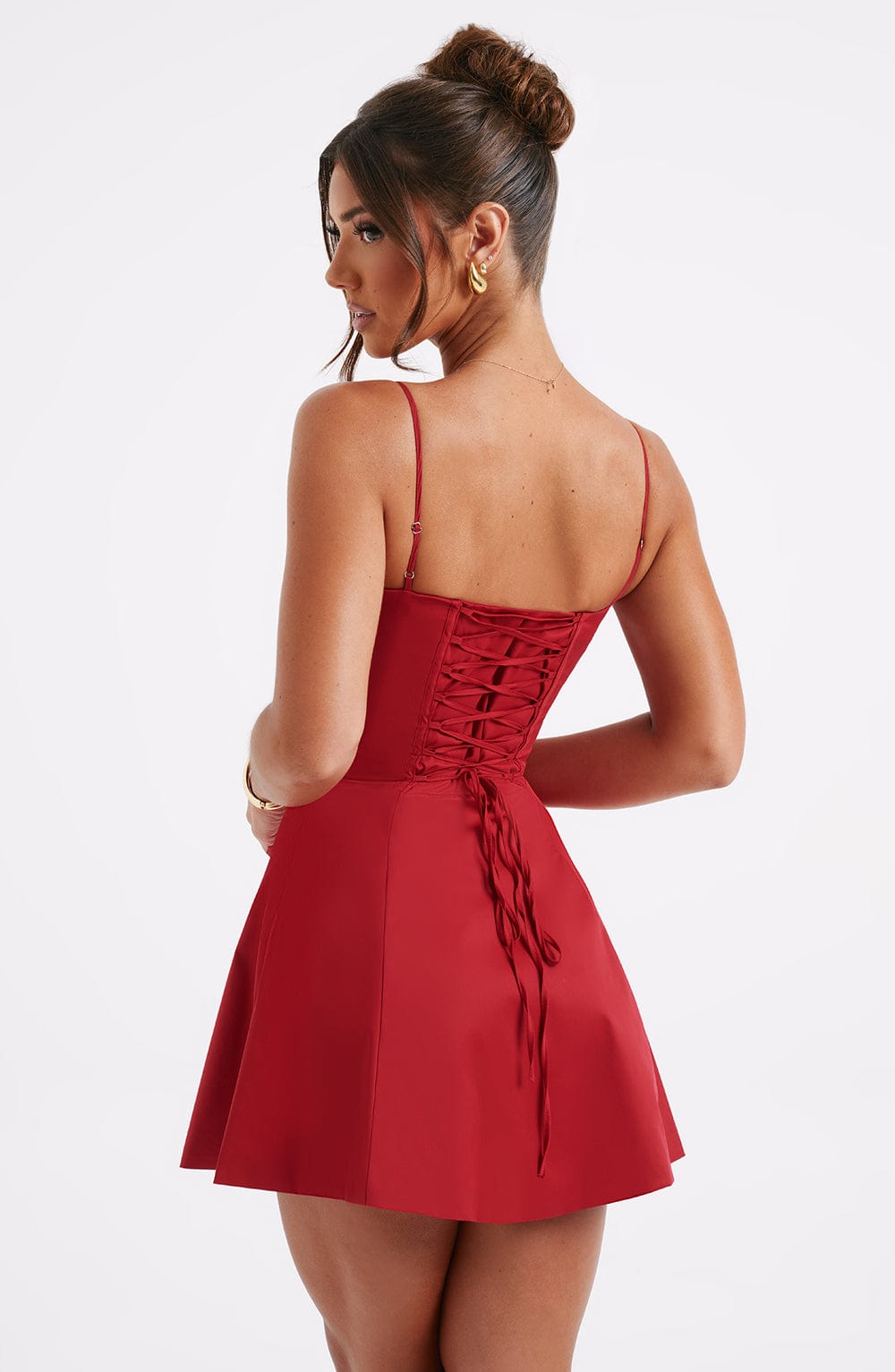 ARABELLA MINI DRESS - Red