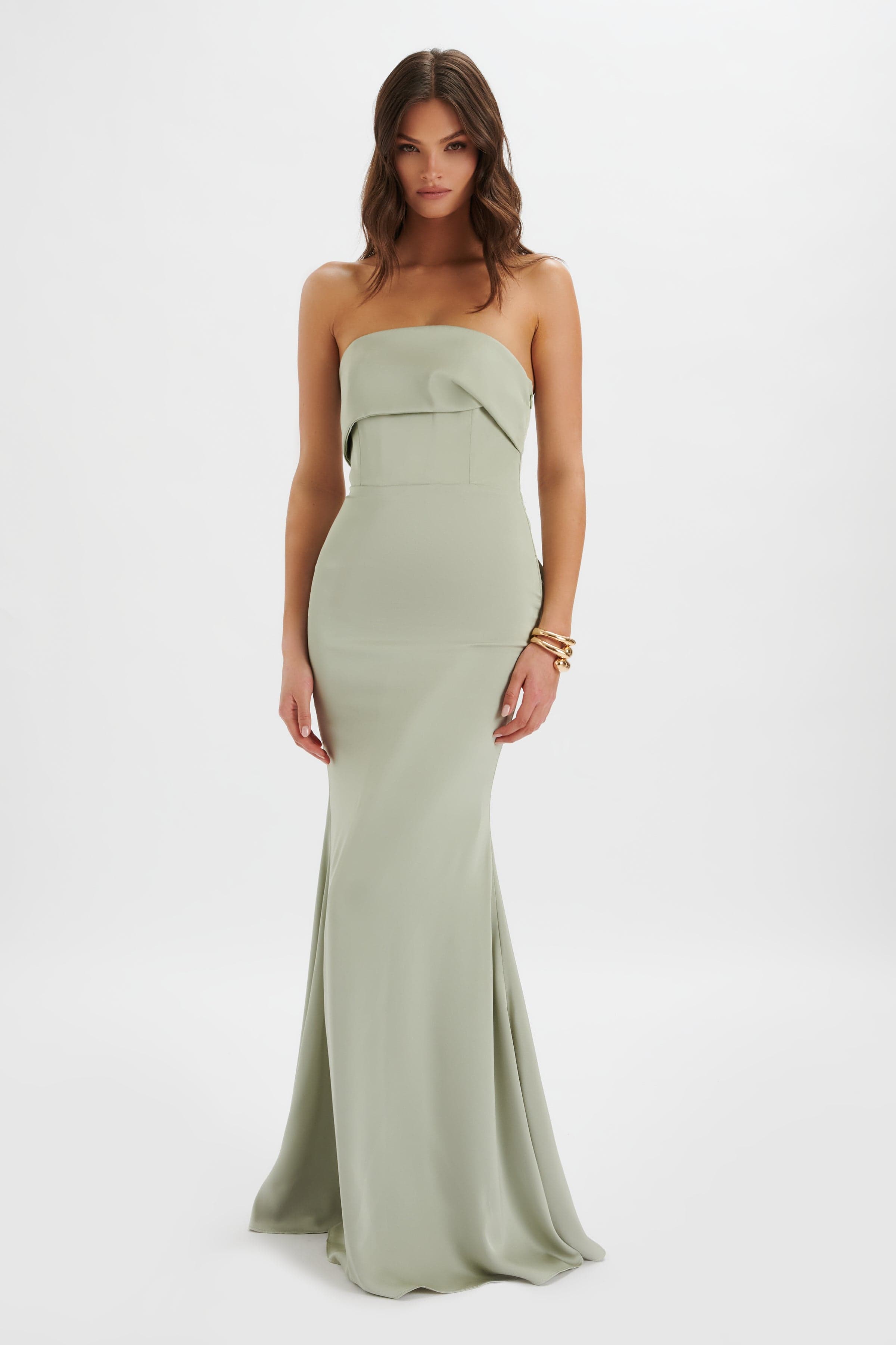 LIVIA MIDI DRESS – Sage Green