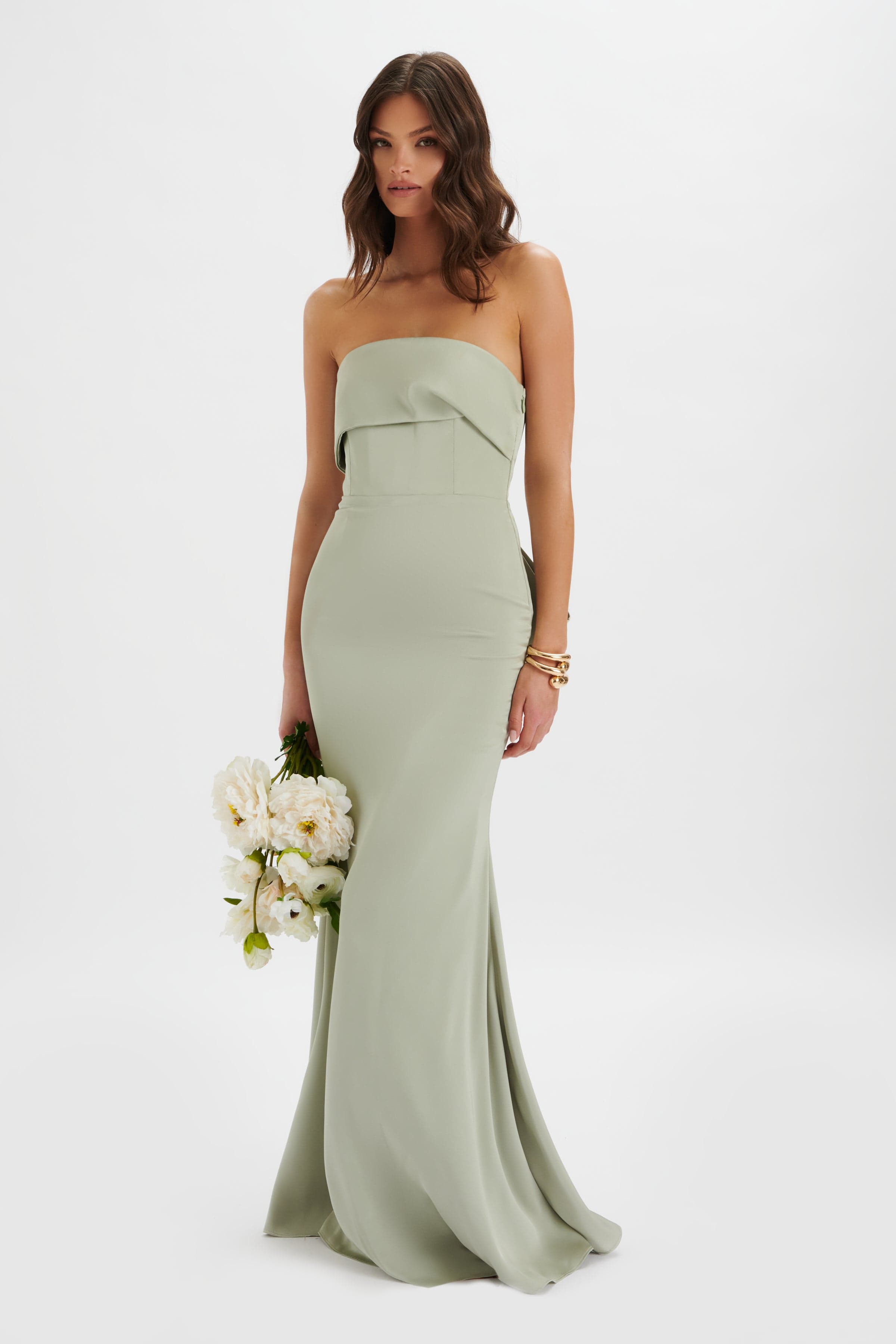 LIVIA MIDI DRESS – Sage Green