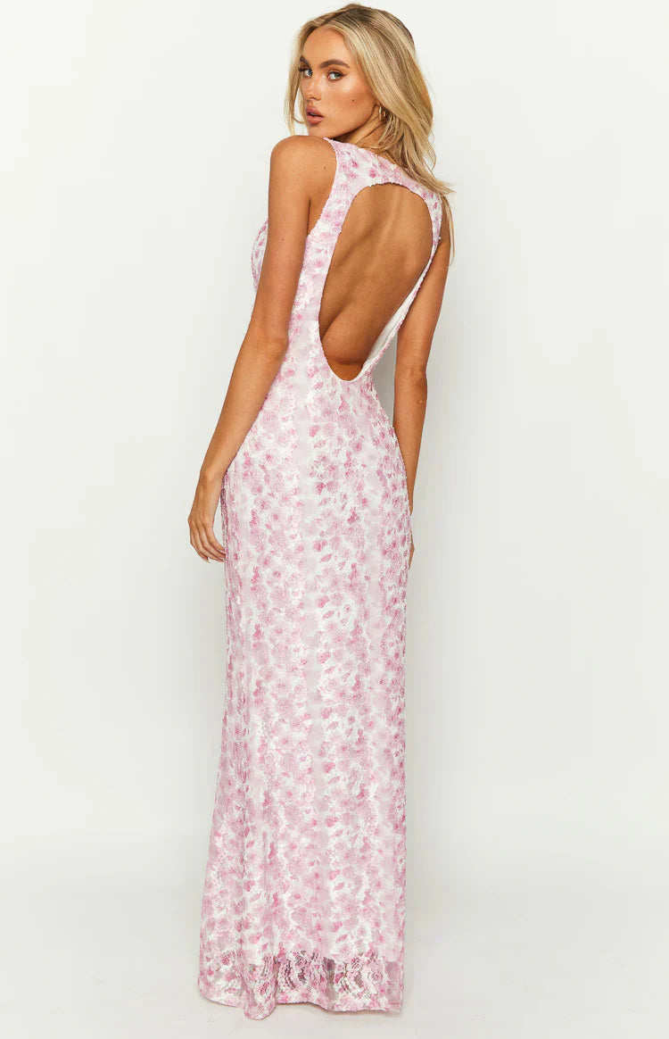 SOPHIA MAXI DRESS - PINK