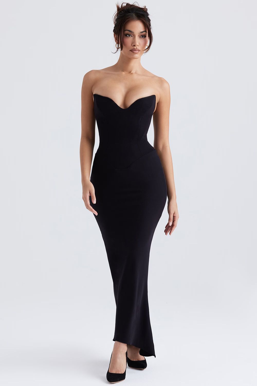 VALENTINA MAXI DRESS - BLACK