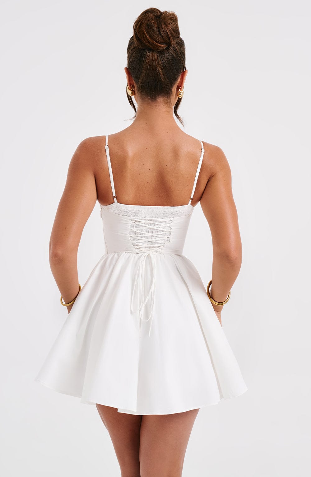 FELICITY MINI DRESS - IVORY