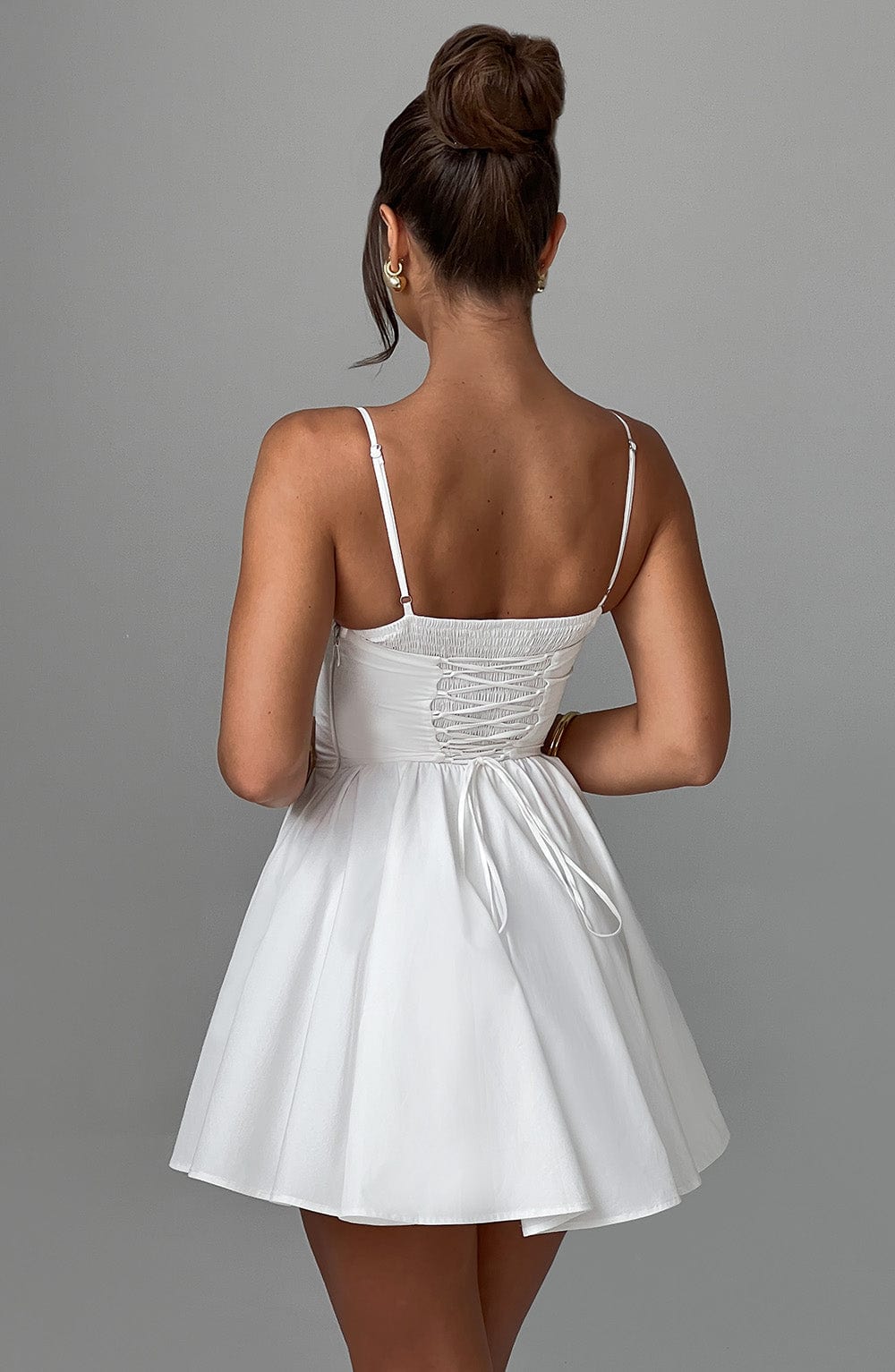 FELICITY MINI DRESS - IVORY
