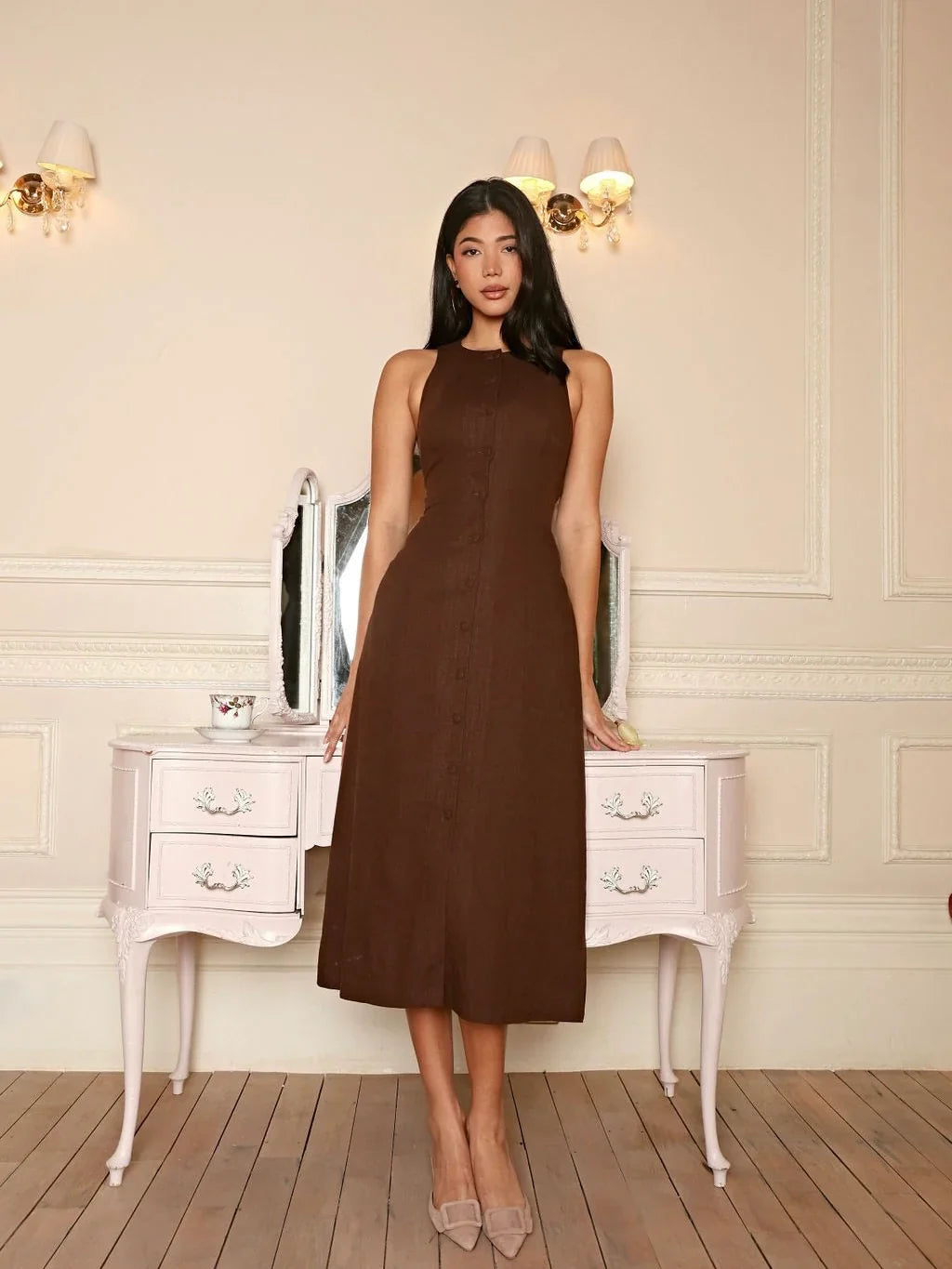 REN MIDI DRESS