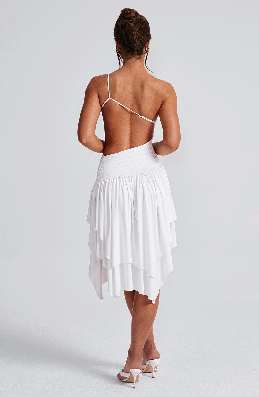 Luna Midi Dress - WHITE