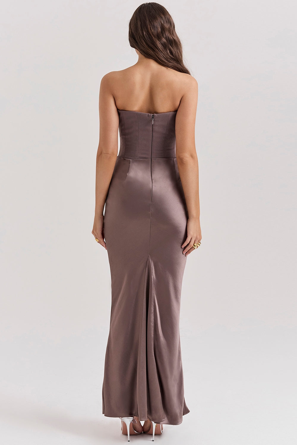 SERAPHINE MAXI DRESS - SMOKE