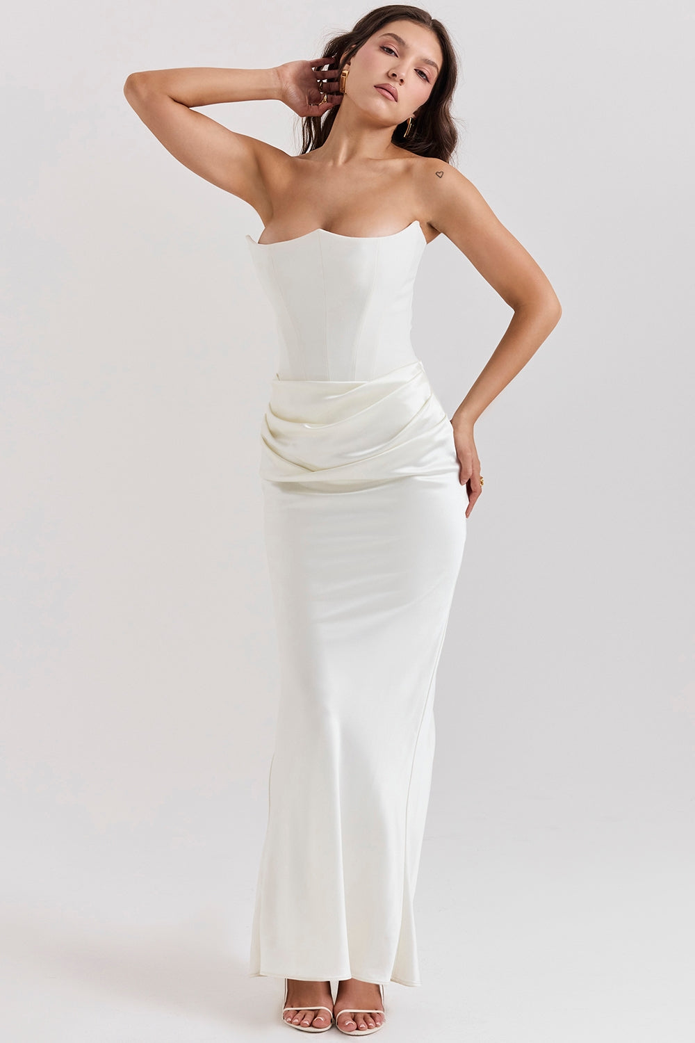 SERAPHINE MAXI DRESS - IVORY