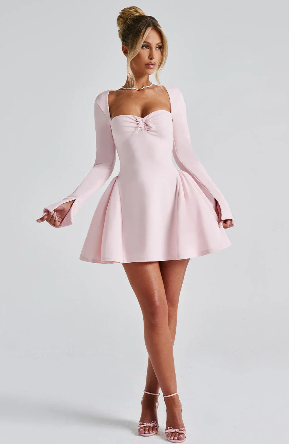 RAVEN MINI DRESS - BLUSH
