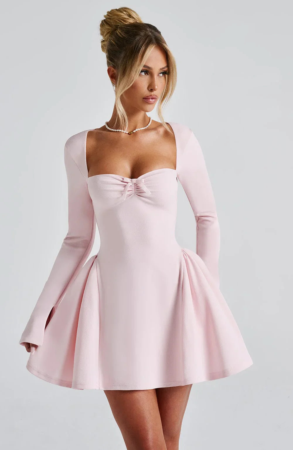RAVEN MINI DRESS - BLUSH