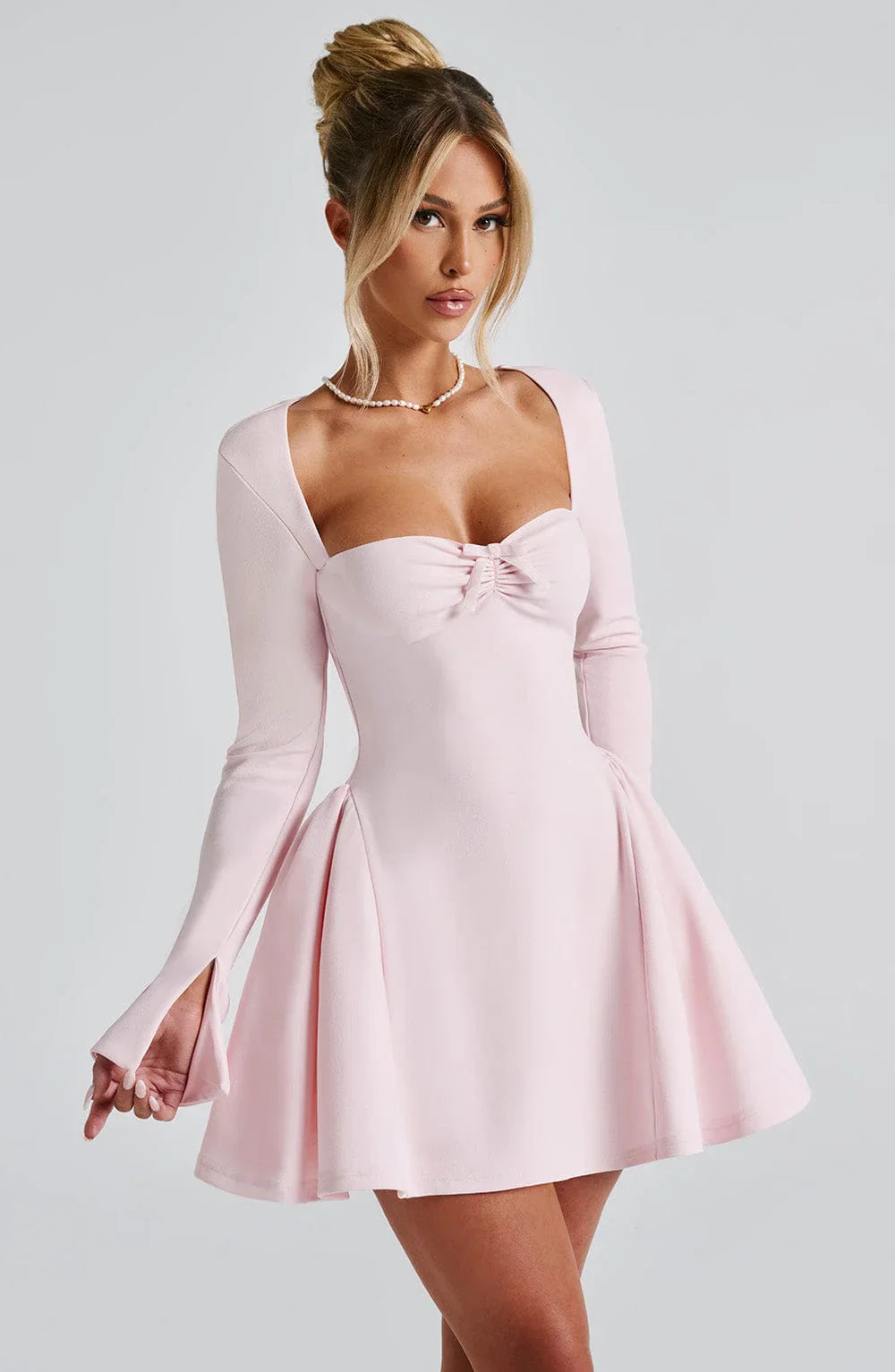 RAVEN MINI DRESS - BLUSH