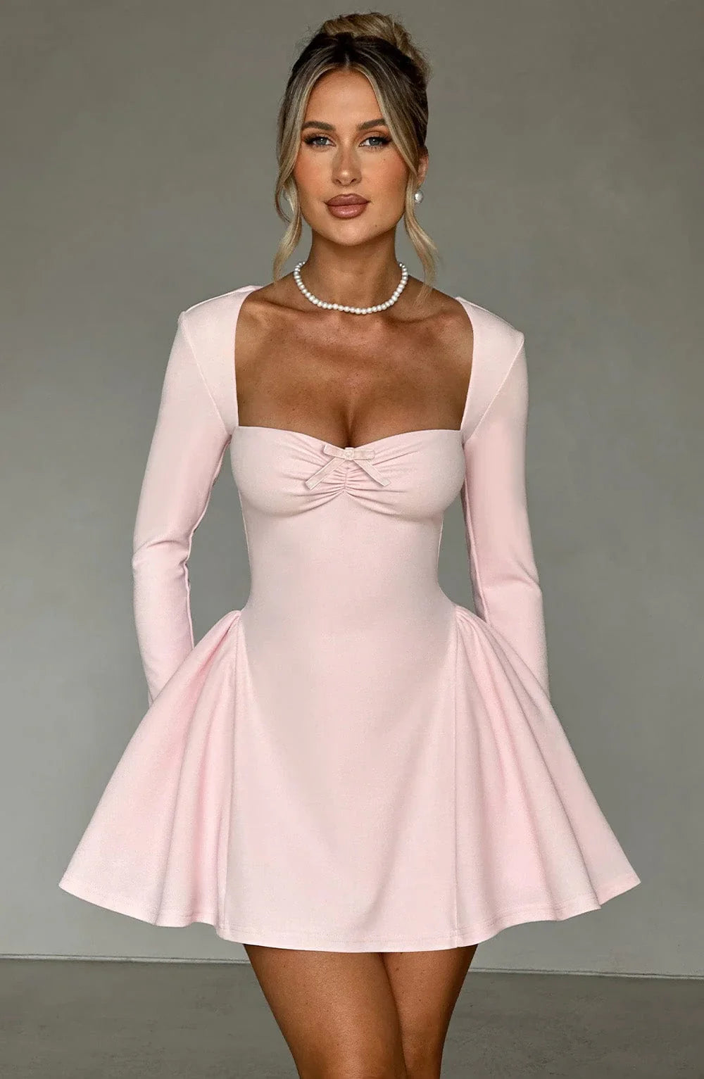 RAVEN MINI DRESS - BLUSH