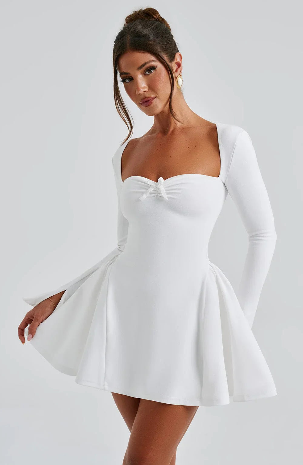 RAVEN MINI DRESS - IVORY