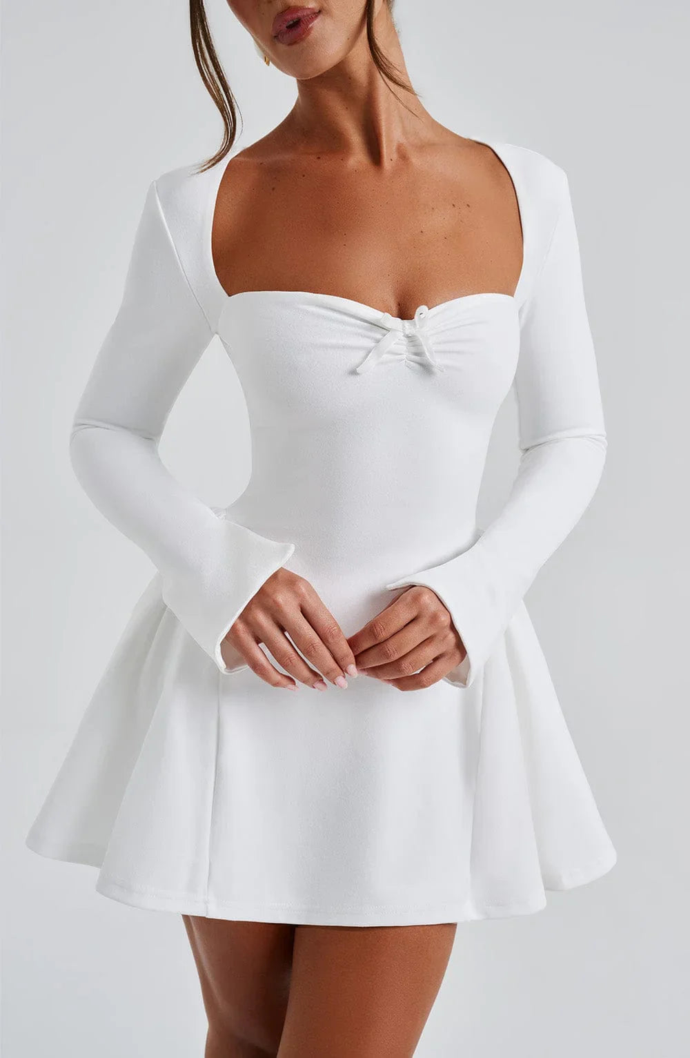 RAVEN MINI DRESS - IVORY