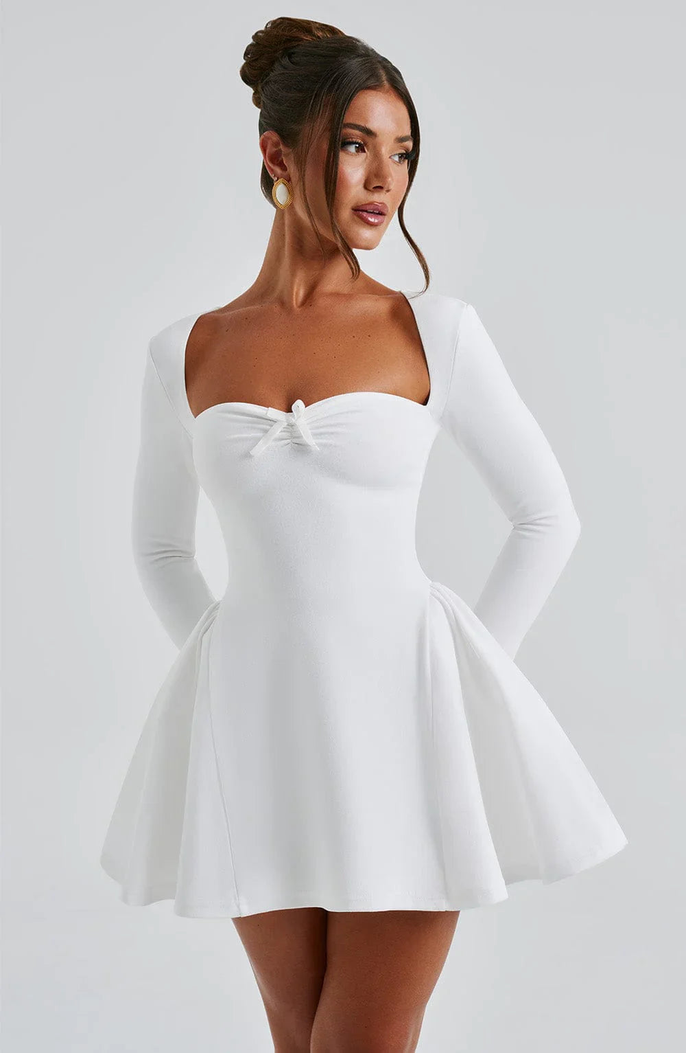 RAVEN MINI DRESS - IVORY