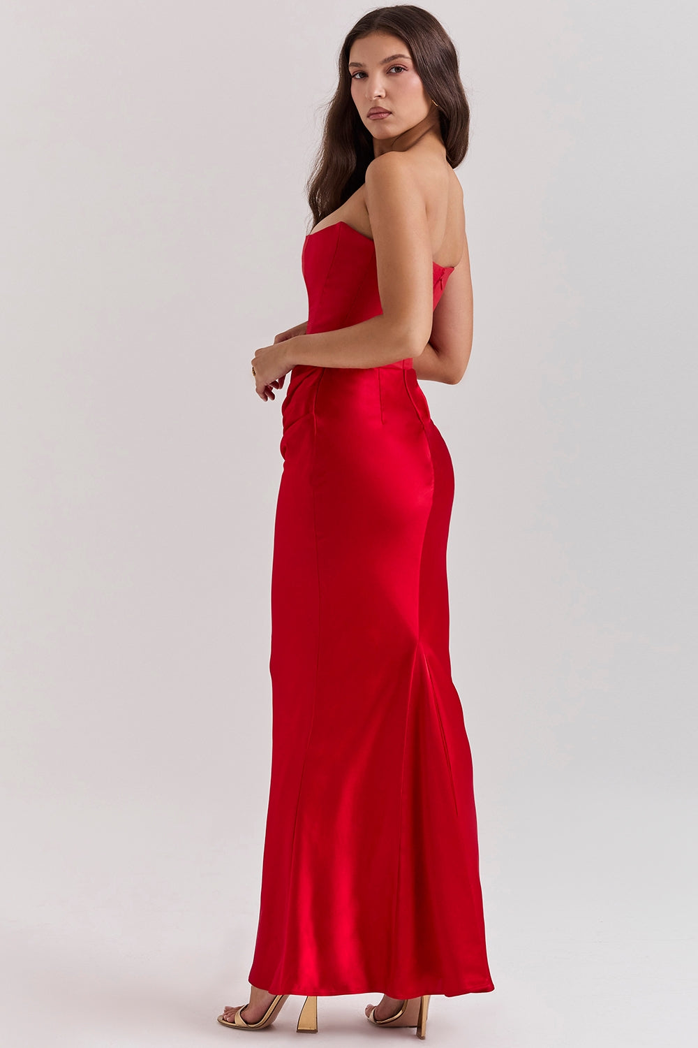 SERAPHINE MAXI DRESS  - RUBY