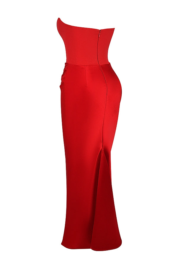 SERAPHINE MAXI DRESS  - RUBY