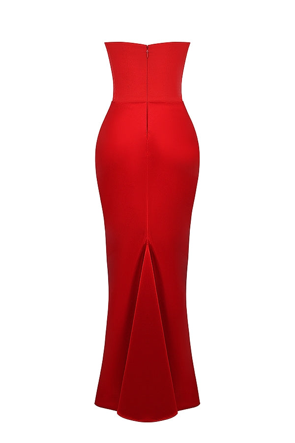 SERAPHINE MAXI DRESS  - RUBY