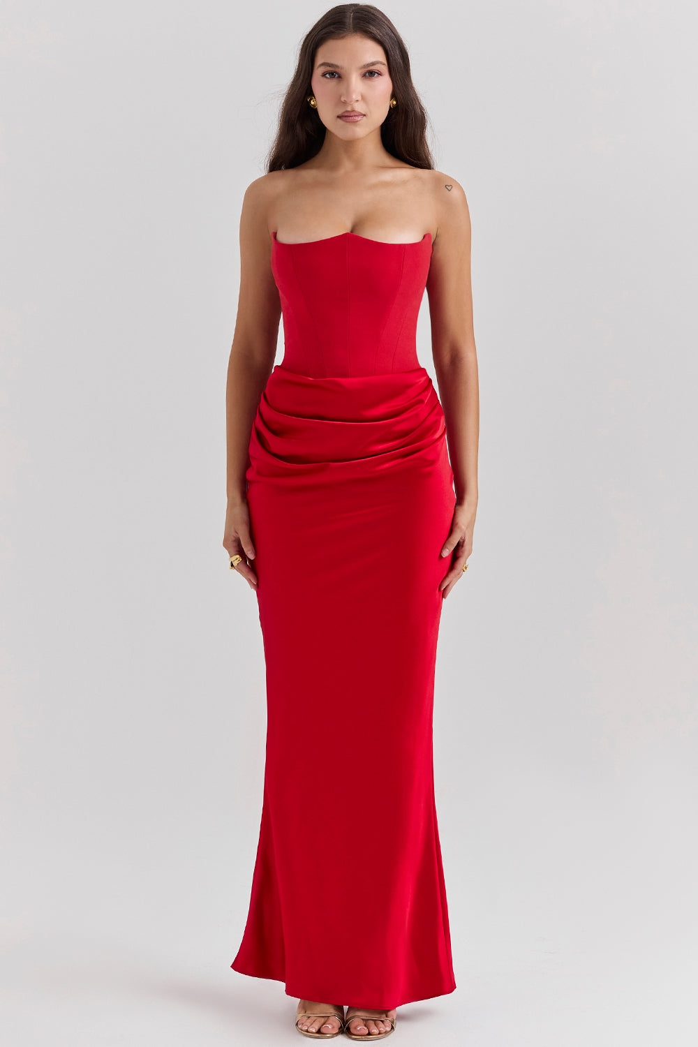 SERAPHINE MAXI DRESS  - RUBY